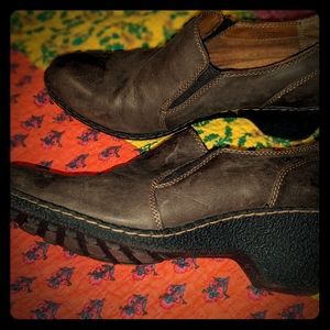 Women Leather closed boots shoes sz 11